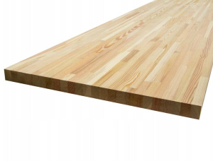 Siberian Larch Glued (Discontinuous stave) Furniture panel 40 mm x 600 mm x 2400 mm