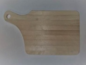 木菜板 矩形的 垂枝桦 360 mm x 200 mm x 8 mm