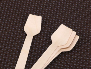 Figured Birch Wooden Sticks for Ice Cream 94 mm x 16 mm x 2 mm